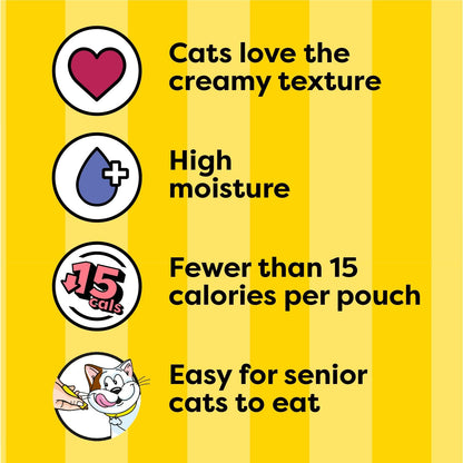 Indulge Your Cat with  Creamy Salmon Puree Treats - 24 Squeezable Lickable Tubes!
